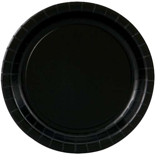 Black Velvet Lunch Plates - Click Image to Close